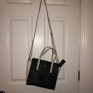 Kate Spade black & white crossbody